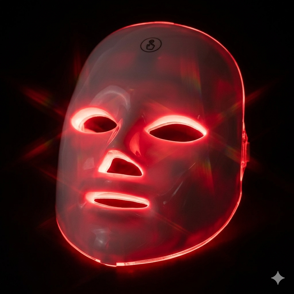benefit 1 — wavelength diagram / mask LED close-up