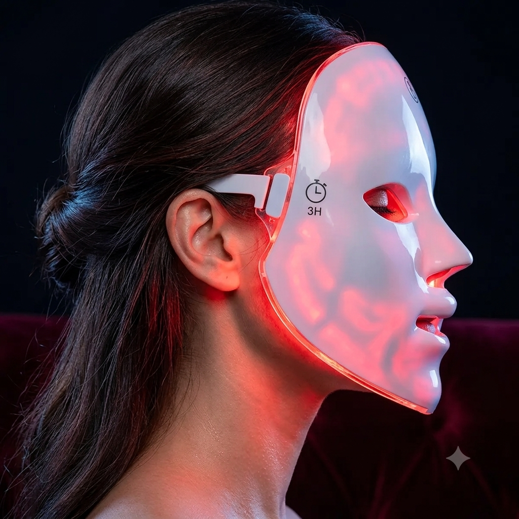 thumbnail 1 — mask worn, red glow